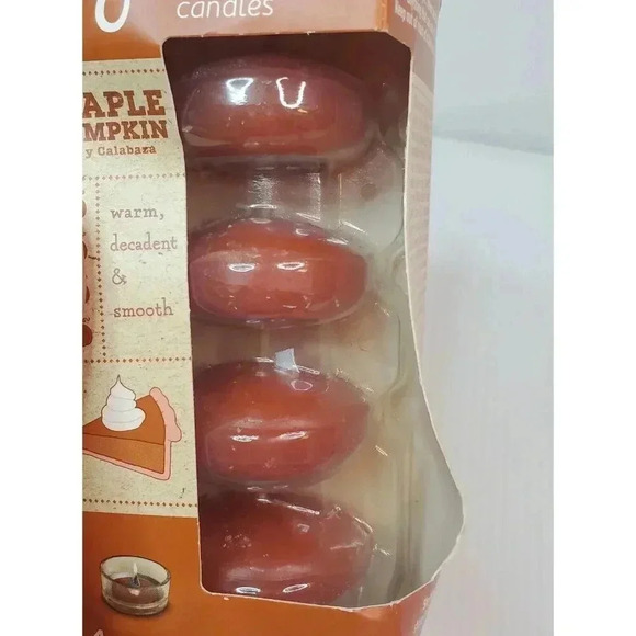 GLADE Scented Oil Candle Refills 4 Candle Pack MAPLE PUMPKIN Fall 2012 Limited E - Picture 10 of 10